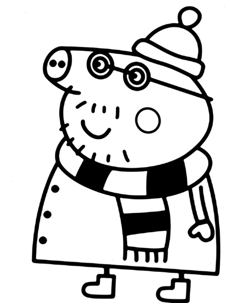 Peppa chơi cầu tuột cùng bạn