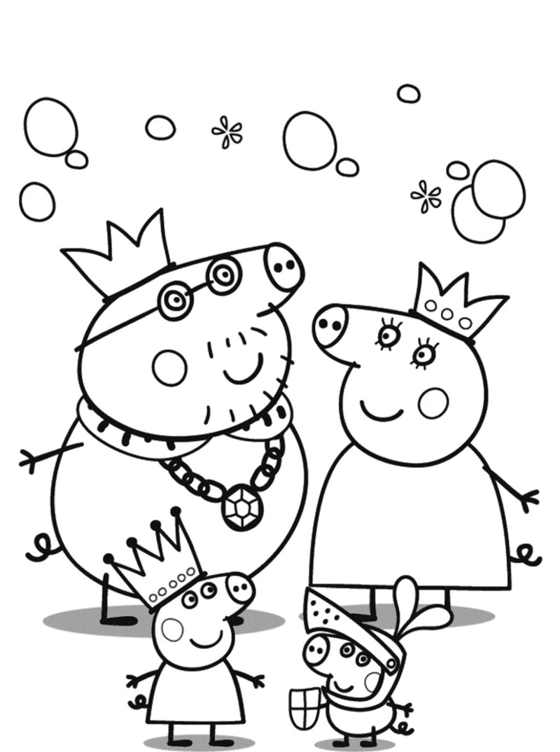 Cả nhà Peppa đi du lịch bằng tàu