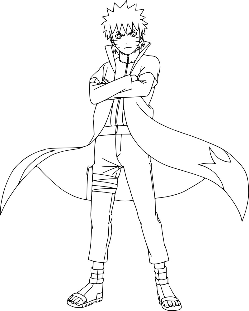 Kushina ôm Naruto bé con