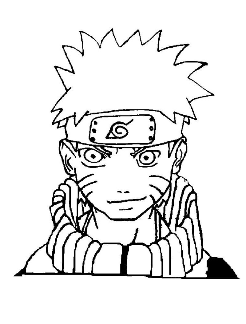 Tranh Naruto thi triển chiêu Kage Bunshin
