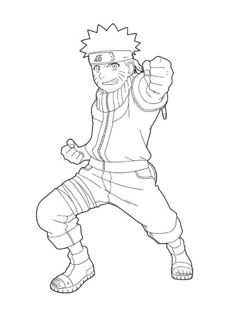 Tranh nhóm Naruto thời nhỏ