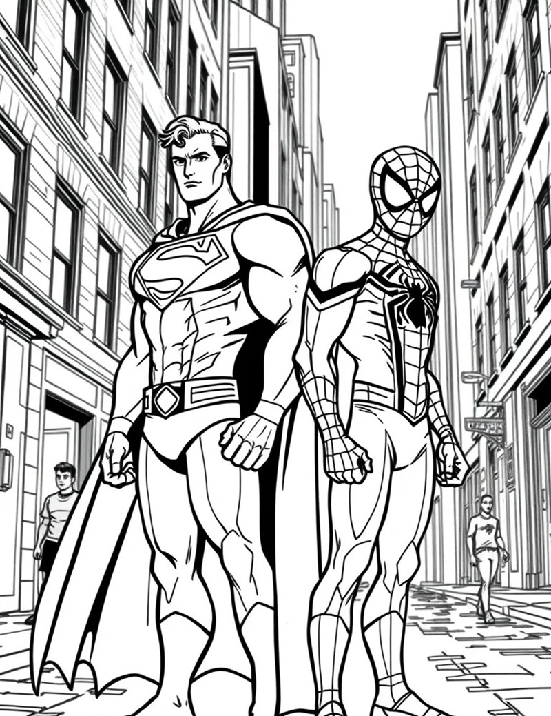 Spider-Man giăng tơ tạo hình nghệ thuật
